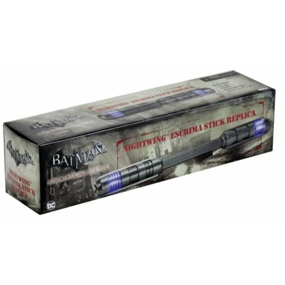 NECA Batman Arkham City Video Game Nightwing Escrima Stick Prop Replica NEW